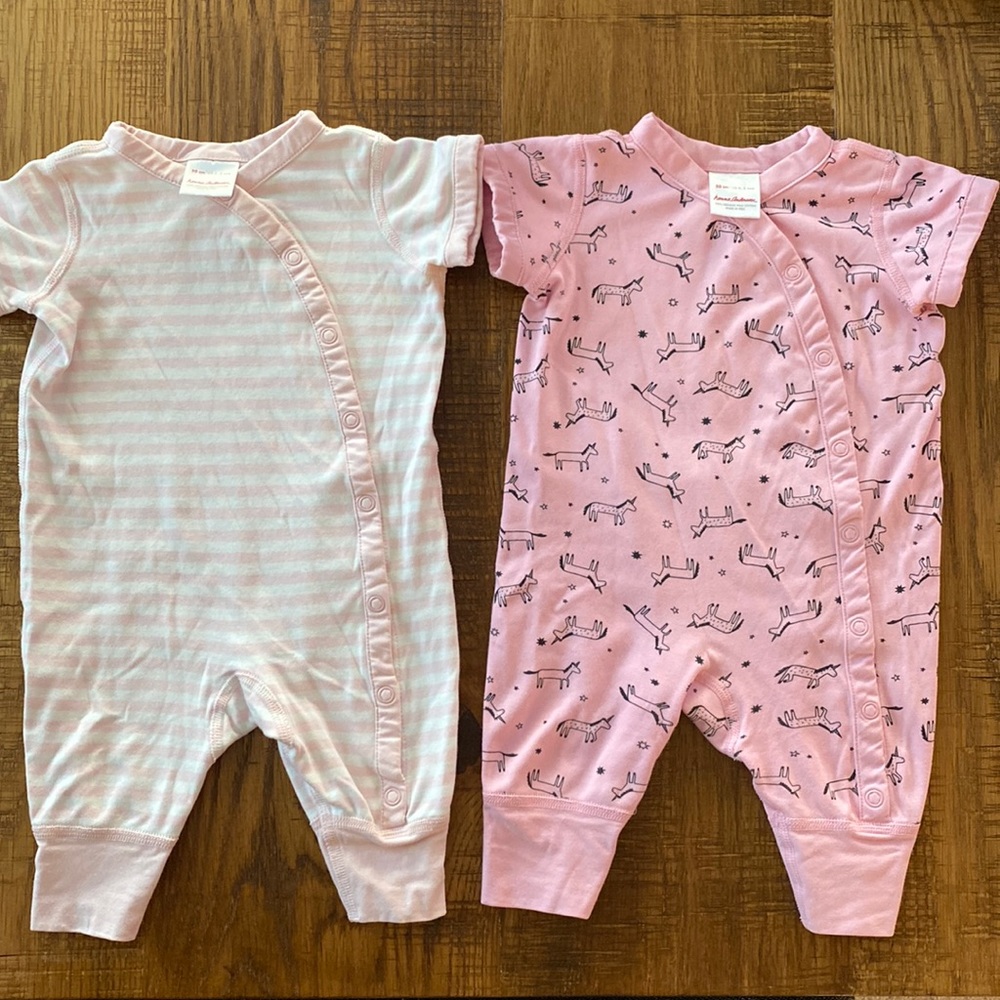 HANNA ANDERSSON Pima cotton jumpsuit 0-3 months